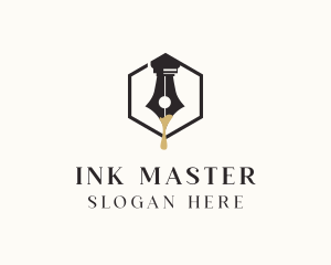 Writing Pen Ink logo design