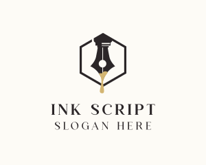 Writing Pen Ink logo design