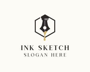 Writing Pen Ink logo design