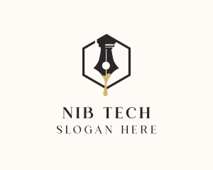 Nib - Writing Pen Ink logo design