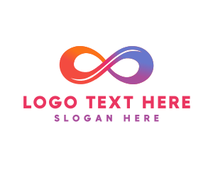 Computer - Modern Gradient Infinity Loop logo design