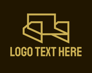 Home Furnishing - Geometric Home Armchair logo design