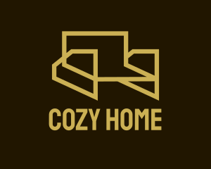 Geometric Home Armchair  logo design