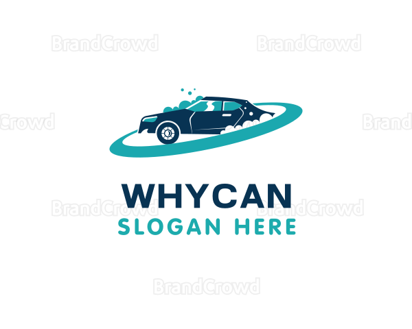 Car Wash Cleaning Business Logo