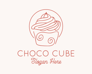 Confectionery - Sweet Cupcake Dessert logo design