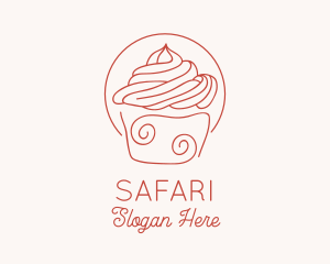 Chef - Sweet Cupcake Dessert logo design