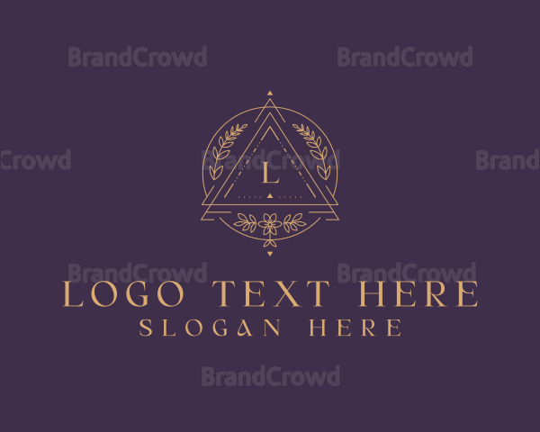 Elegant Florist Boutique Logo