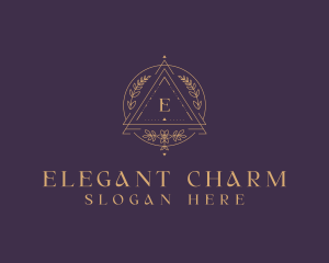 Elegant Florist Boutique logo design