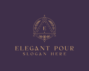 Elegant Florist Boutique logo design