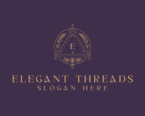 Elegant Florist Boutique logo design