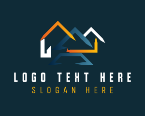 Construction - Industrial Mountain Excavator logo design