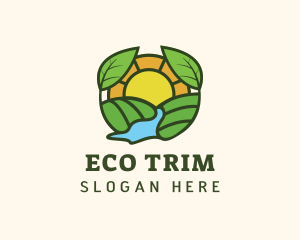 Sunrise Eco Farming logo design