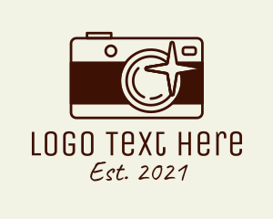 Picture - Vintage Photographer Camera Photogrpahy logo design