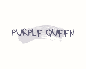 Purple Urban Watercolor  logo design