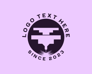Laser - Mechanical Engraving Machine logo design