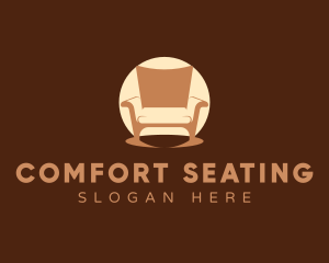 Seat Furniture Couch logo design