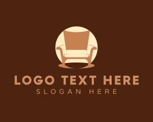 Armchair - Seat Furniture Couch logo design