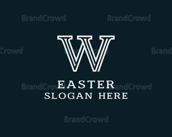 Generic Brand Letter W Logo