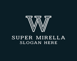 Writer - Generic Brand Letter W logo design