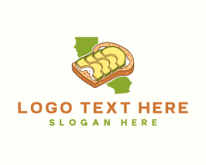 Tourism - California Avocado Toast logo design