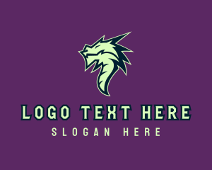 Dragon - Dragon Serpent Mascot logo design