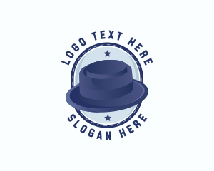 Merchandise - Fedora Porkpie Hat Fashion logo design