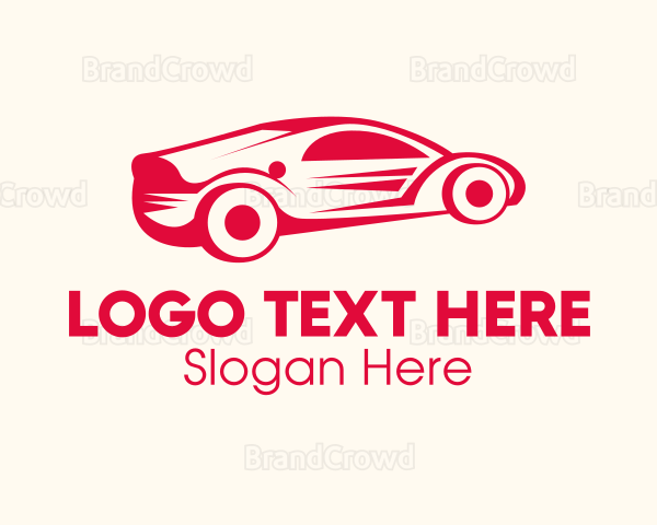 Red Car Automotive Logo