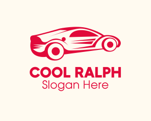 Automotive - Red Car Automotive logo design