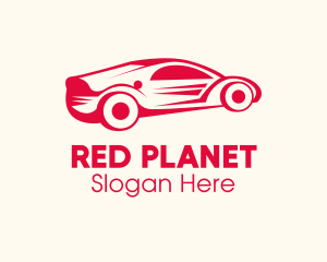 Red Car Automotive logo design