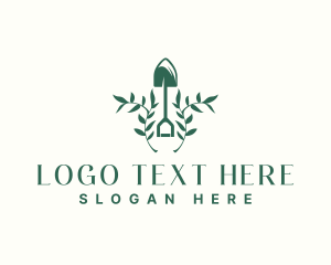 Planting - Plant Garden Shovel logo design