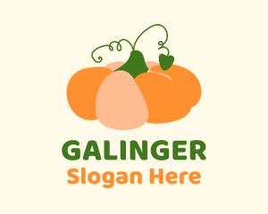 Pumpkin Veggie Farm Logo