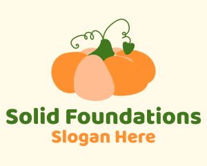 Pumpkin Veggie Farm Logo