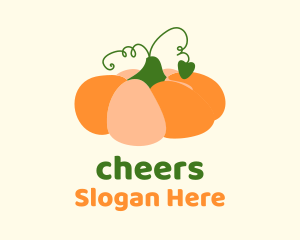 Pumpkin Veggie Farm Logo