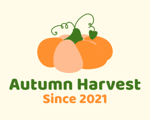 Pumpkin Veggie Farm logo design