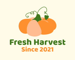 Veggie - Pumpkin Veggie Farm logo design