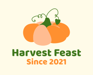 Pumpkin Veggie Farm logo design