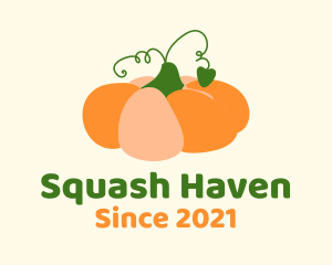 Pumpkin Veggie Farm logo design