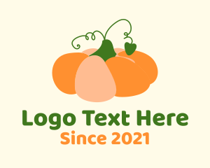 Vegetable - Pumpkin Veggie Farm logo design