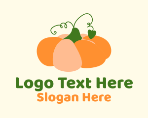 Pumpkin Veggie Farm Logo