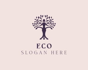 Eco Woman Spa logo design