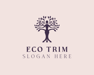 Eco Woman Spa logo design