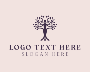 Tree - Eco Woman Spa logo design