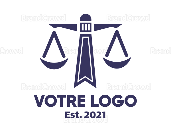 Blue Law Scales Logo