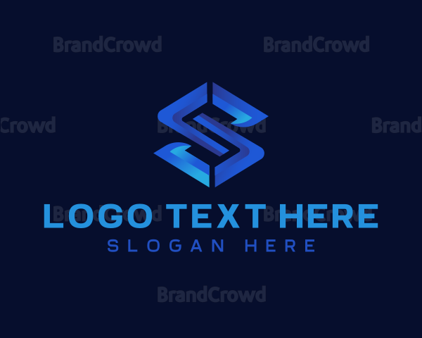 Professional Tech Letter S Logo