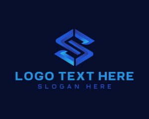 Professional Tech Letter S Logo