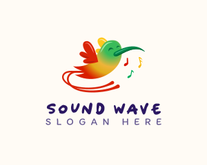 Reggae Humming Bird logo design