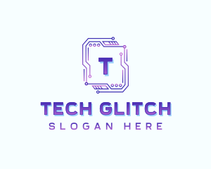 Circuit Tech Developer logo design