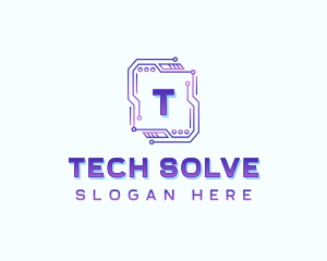 Circuit Tech Developer logo design