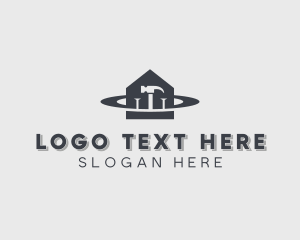 Level Tool - Home Construction Builder logo design