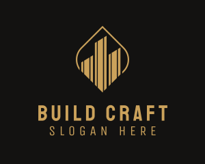 Elegant Construction Building City  logo design